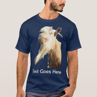 Blonde Goat Long Beard Goofy Hair T-Shirt