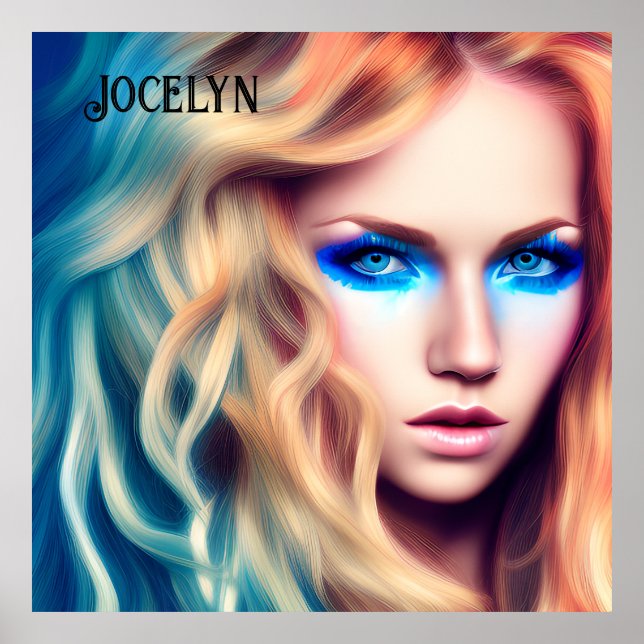 Blonde Haired Blue Eyed Bombshell     Poster (Front)