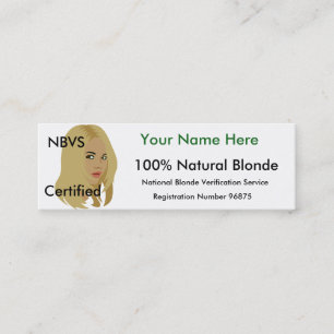 Blonde ID Card