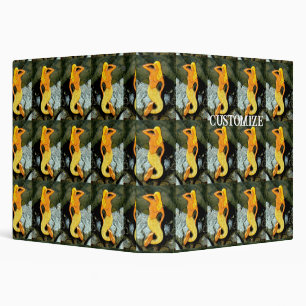 blonde lookout mermaid 3 ring binder