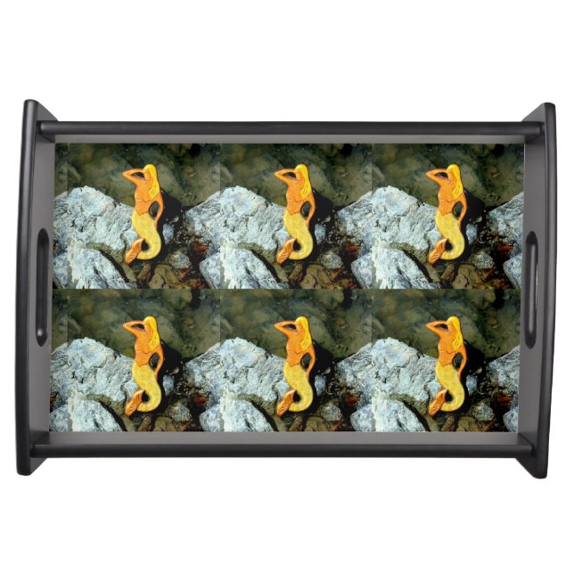 blonde lookout mermaid serving tray (Front)