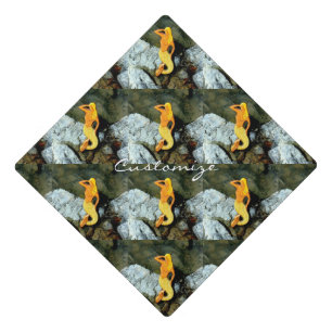 blonde lookout mermaid Thunder_Cove Graduation Cap Topper