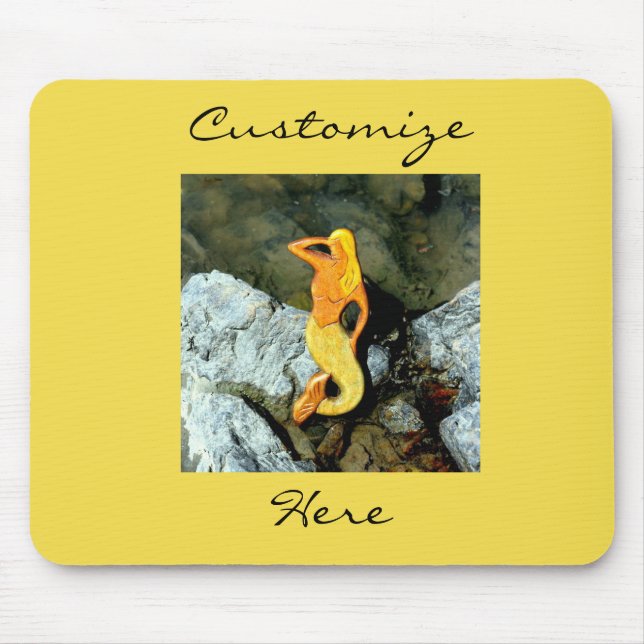 blonde lookout mermaid Thunder_Cove Mouse Pad (Front)
