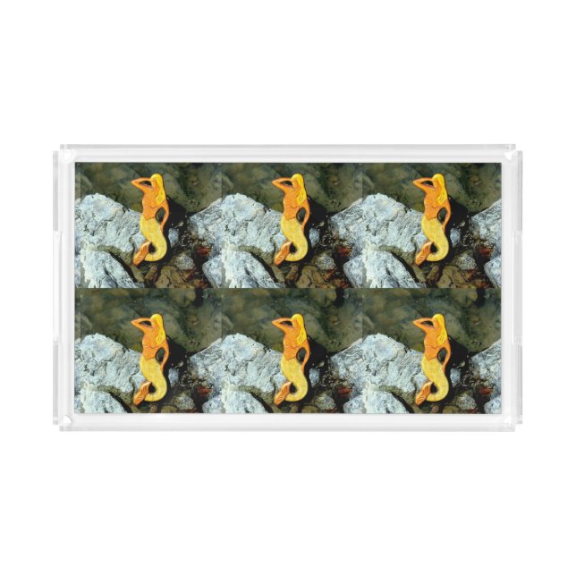 blonde lookout mermaids acrylic tray (Front)