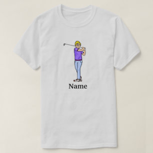 Blonde Male Golfer Par-Tee Dude T-Shirt