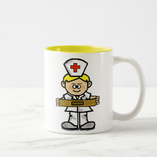 Blonde Male Nurse Mug to Customize