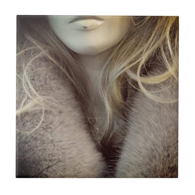 Blonde Mannequin Ceramic Tile (Front)