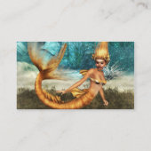 Blonde Mermaid Business Card (Back)