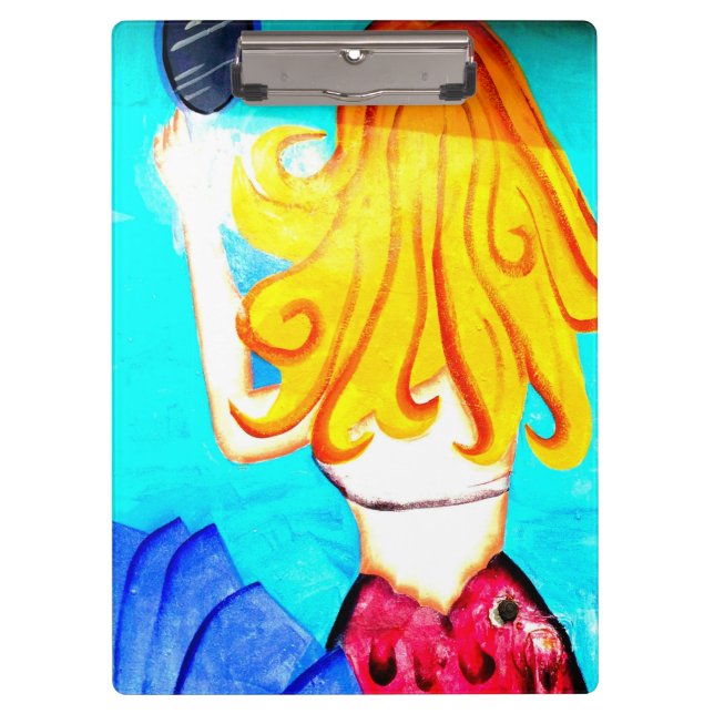 blonde mermaid clipboard (Front)