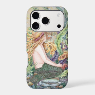 Blonde Mermaid in the Ocean iPhone 17 Pro Case