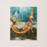 Blonde Mermaid Jigsaw Puzzle