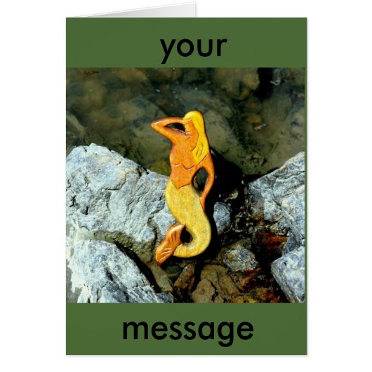 blonde mermaid looking seaward (Front)