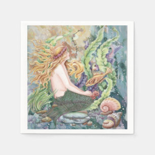 Blonde Mermaid Napkins