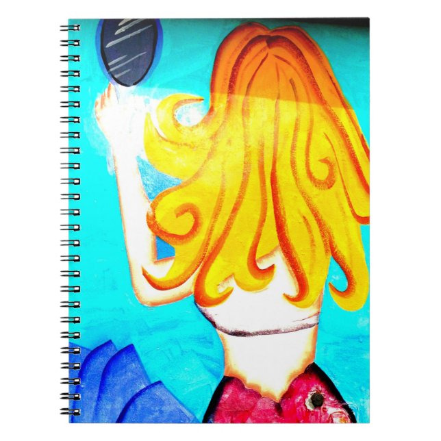 blonde mermaid notebook (Front)