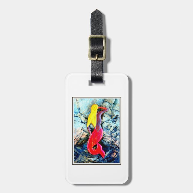 blonde mermaid tag (Front Vertical)