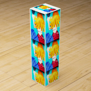 blonde mermaids wine gift box