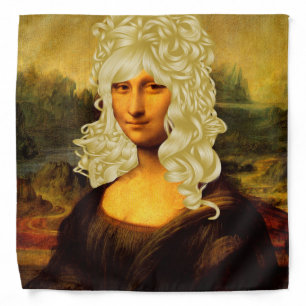 Blonde Mona Lisa Bandana