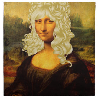 Blonde Mona Lisa Napkin