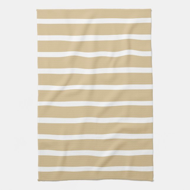 Blonde Neutral Stripes Towel (Vertical)