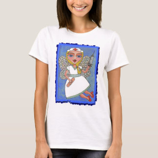 Blonde Nurse Fairy - ladies RN LPN t-shrt T-Shirt