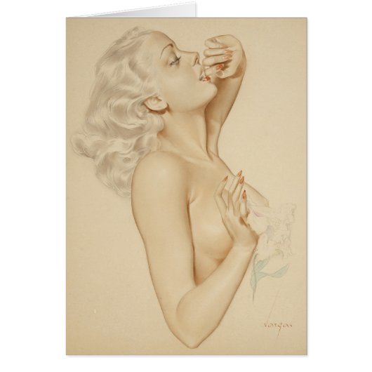 Blonde Pin Up Cards (Front)