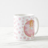 Blonde Pink Fairy Coffee Mug (Front Right)