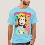 Blonde Pop Art Girl T-Shirt