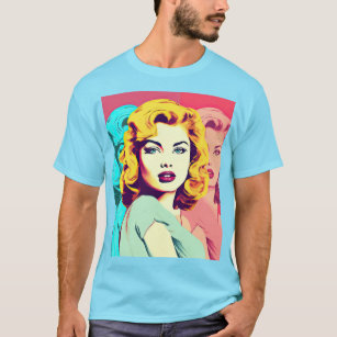 Blonde Pop Art Girl T-Shirt
