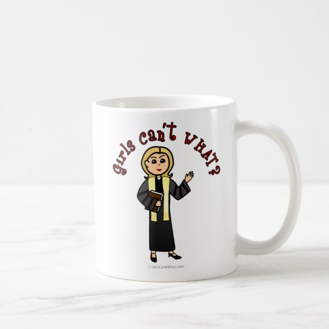 Blonde Preacher Girl Coffee Mug (Right)