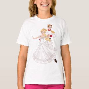 Blonde Princess and Charming Prince Fairytale T-Shirt