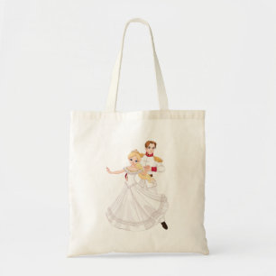 Blonde Princess and Charming Prince Fairytale Tote Bag