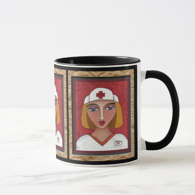 Blonde RN - nursing mug of healing (2) (Right)