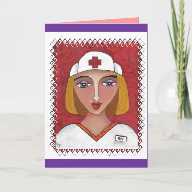 Blonde Rn Thank You Notes For Nurses Zazzle