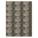 Blonde Saluki Dog Tablecloth