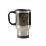 Blonde Saluki Dog Travel Mug