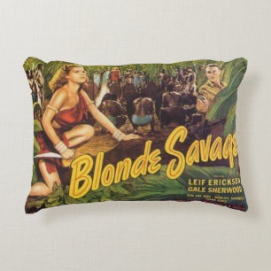 Blonde Savage Accent Pillow