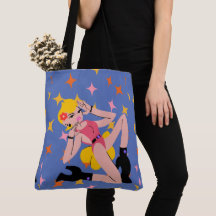 blonde Totally 80s Fashion Illustration