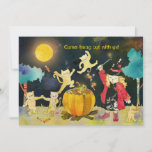 Blonde Witch&#39;s Magical Halloween Party Invitation at Zazzle