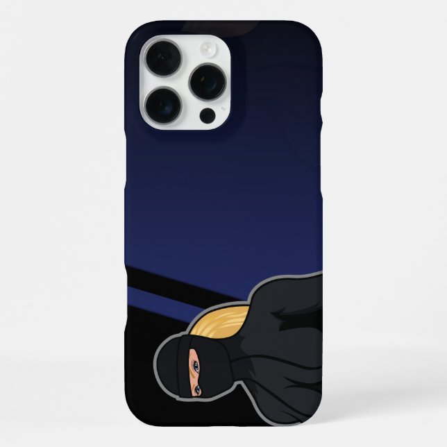 Blonde Woman iPhone 16 Pro - Slim Fit Case (Back)