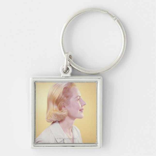 Blonde Woman Keychain (Front)