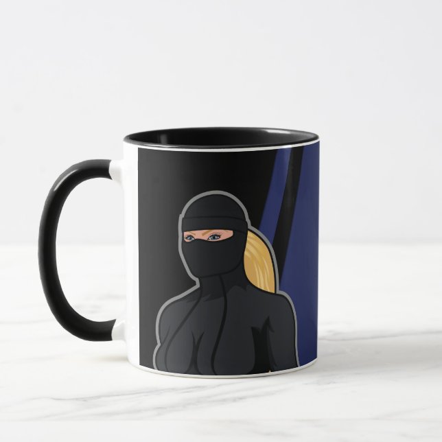Blonde Woman Mug (Left)