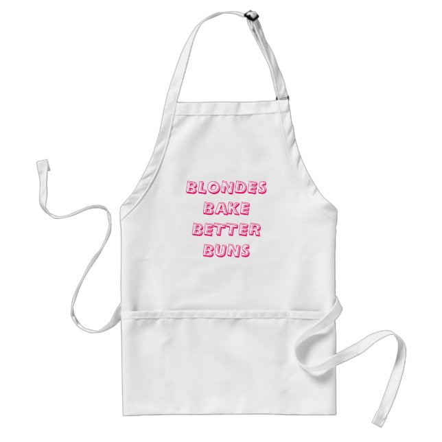 BLONDES BAKE BETTERBUNS ADULT APRON (Front)