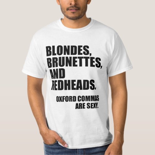 blondes brunettes redheads T_Shirt
