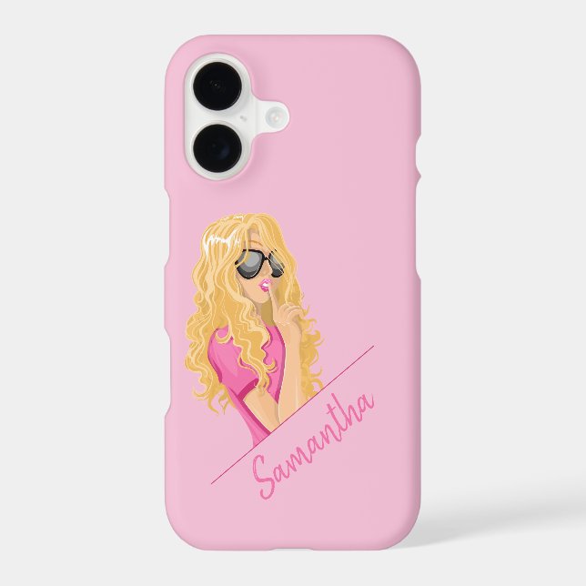 Blondes Do It Best! Custom name Iphone Case (Back)