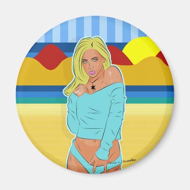 blondes have more fun magnet (Front)