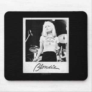 Blondie Black And White Laroid Photo Vintage Band  Mouse Pad