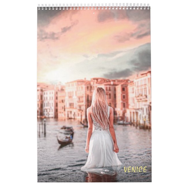 Blondie In Romantic Venice        Calendar (Cover)