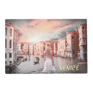 Blondie In Romantic Venice Placemat