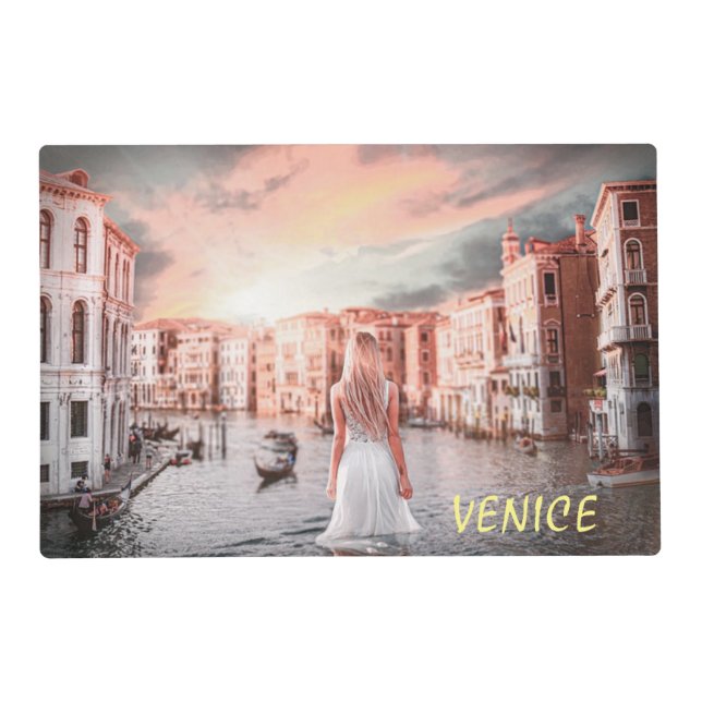 Blondie In Romantic Venice         Placemat (Front)