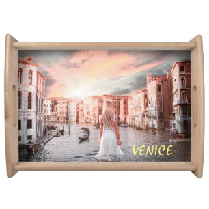 Blondie In Romantic Venice Serving Tray